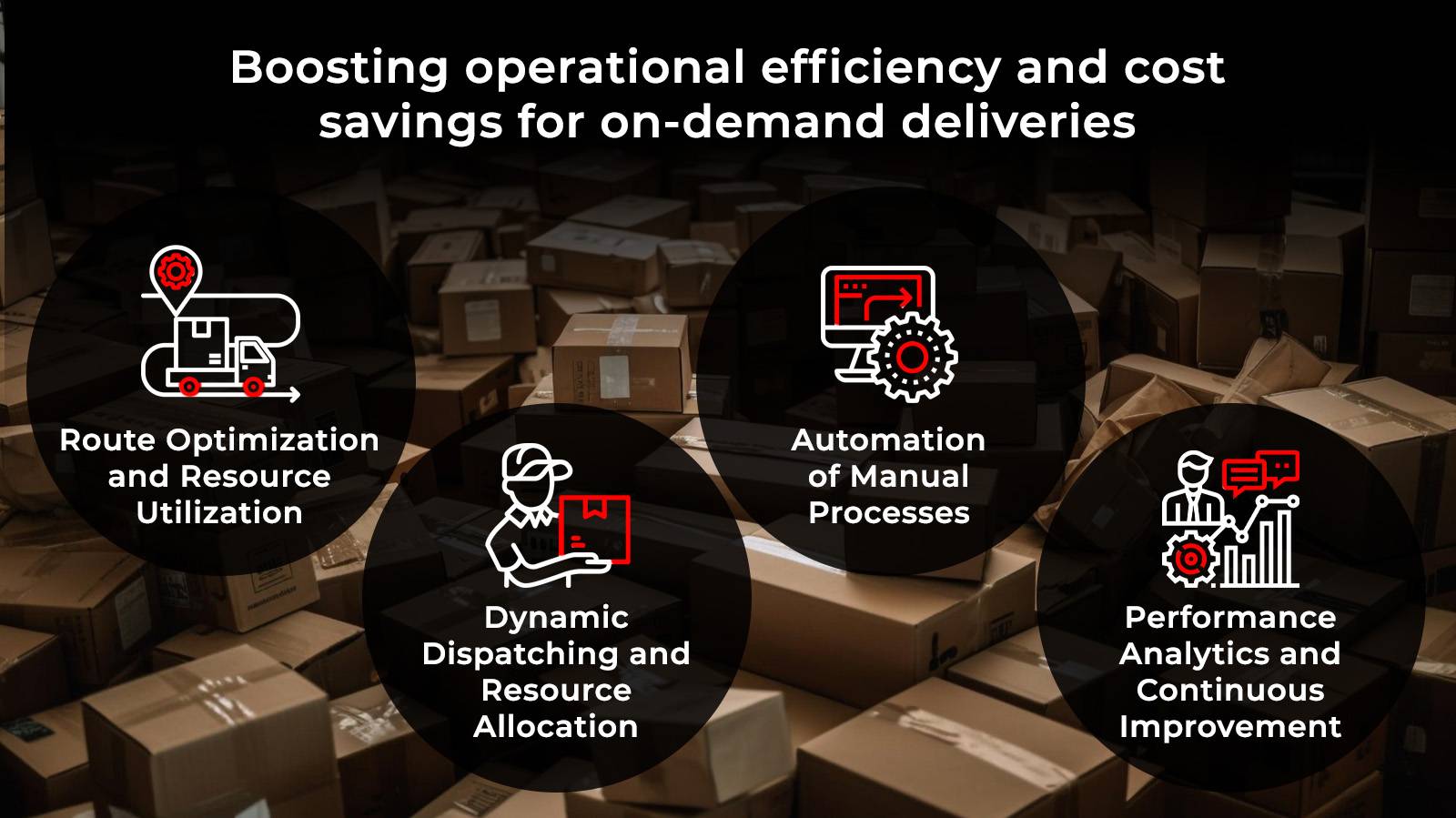 Boost operational efficiency for last mile delivery