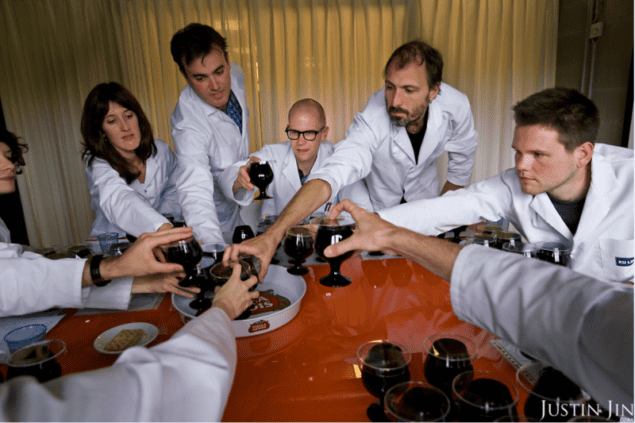 Researchers testing beer