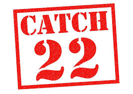 "Catch 22" metnini içeren resim