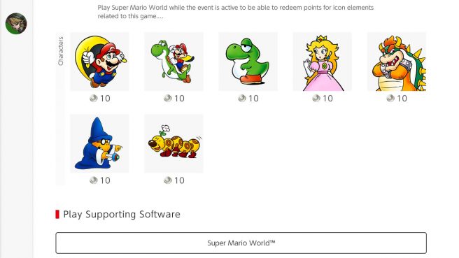 Süper Mario Dünyası simgeleri Çevrimiçi Geçiş Yapın