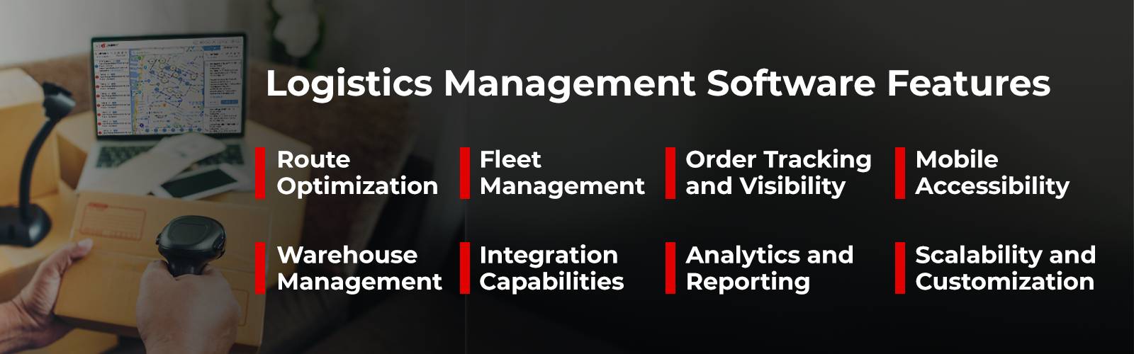 Características del software de gestión logística