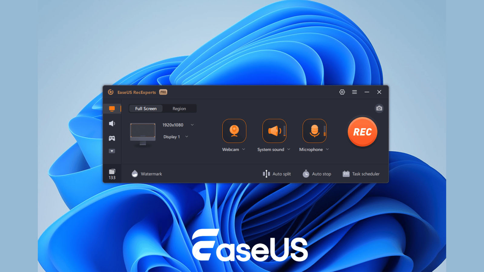 EaseUS-Bildschirmaufzeichnungssoftware