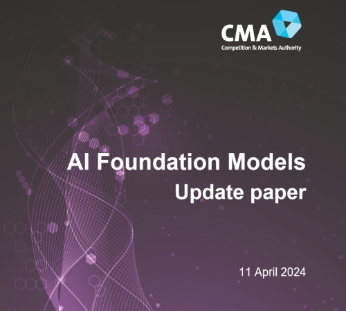 Έγγραφο ενημέρωσης μοντέλων του Ιδρύματος CMA AI - Η CMA επισημαίνει την αυστηρή αναμονή της Big Tech στις αγορές AI
