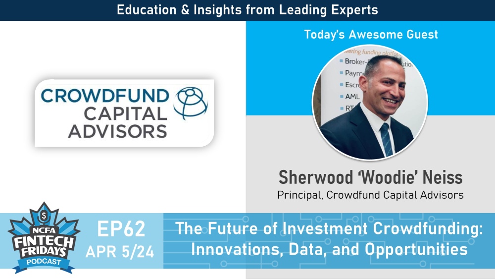 EP62 Sherwood Neiss Banner - Fintech Fridays EP62: O Futuro do Crowdfunding de Investimento: Inovações, Dados e Oportunidades
