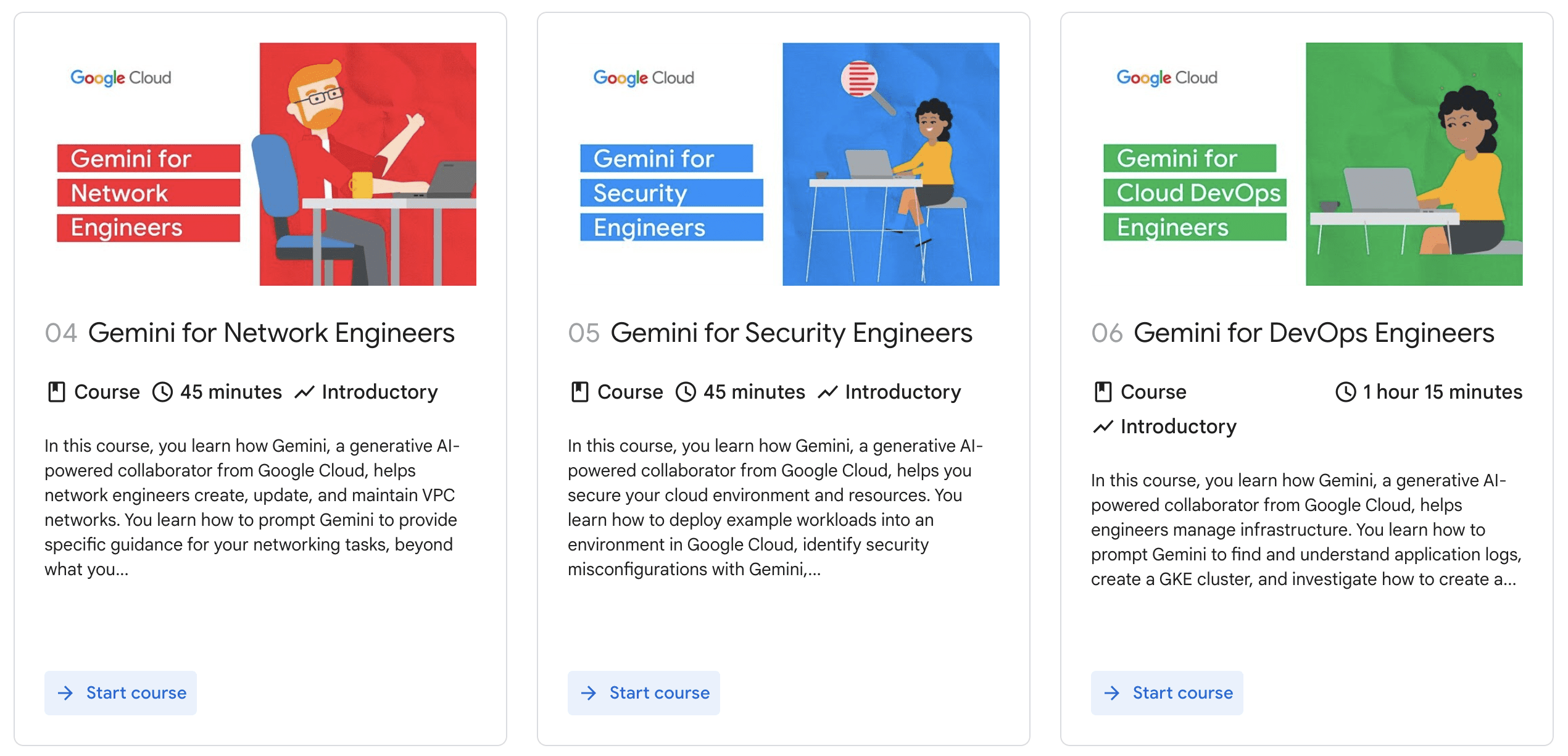 Calea de învățare Google Cloud gratuită pentru Gemeni