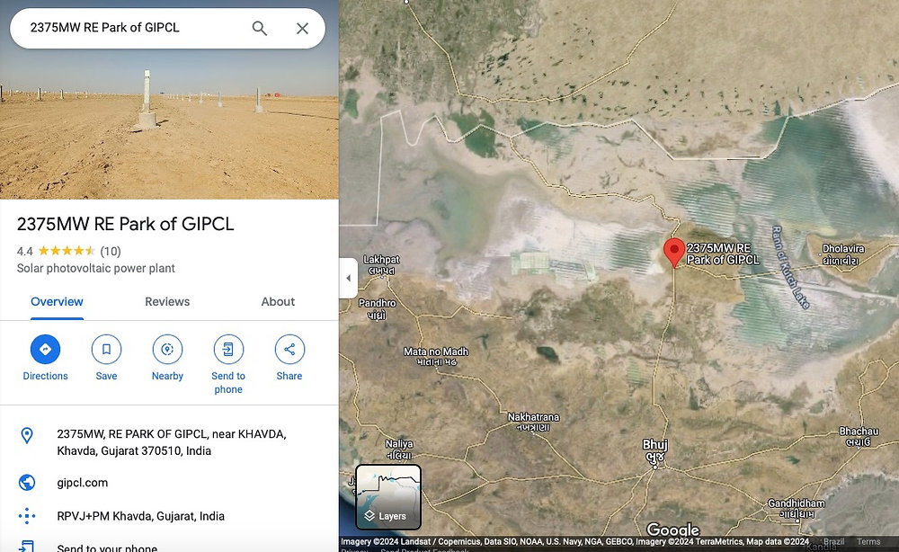India. 72,400 Ha Of Desert And A Seasonal Salt Marsh For A Massive 30