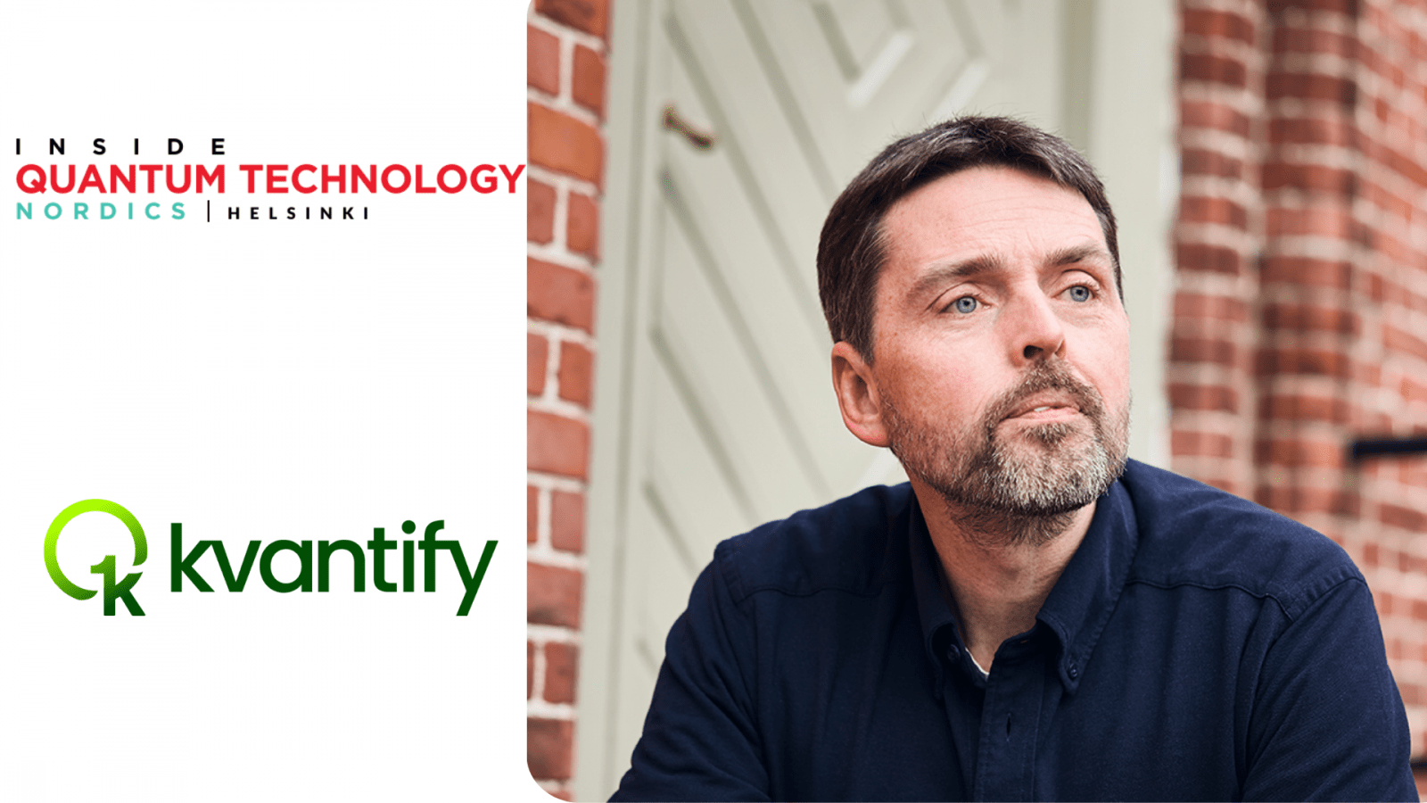 Ulrich Hoff, spécialiste de l'engagement quantique chez Kvantify, est un conférencier de la conférence IQT Nordics 2024