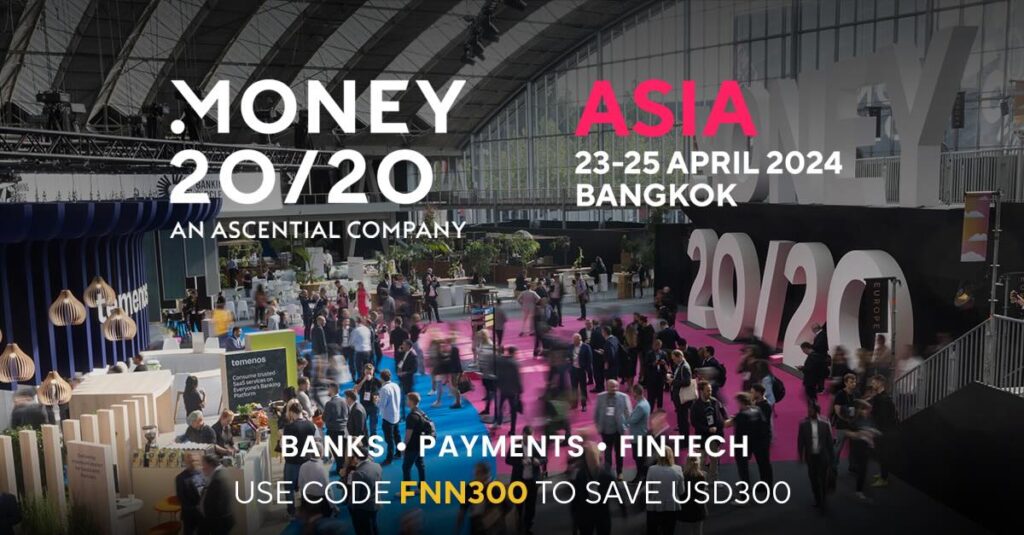 Bannière d'événement Money 20/20 Asie