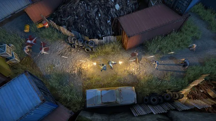 Galeri gambar yang menampilkan gameplay, grafik, fitur, dan pembangunan dunia game Survival Nation: Lost Horizon