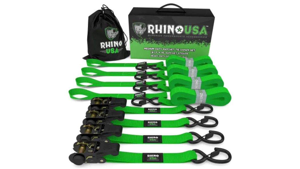 Rhino USA Ratchet Tie Down Straps 2
