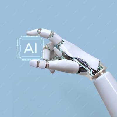 Freepik rawpixel.com Robot tenant une puce AI - Annonce d'un partenariat américano-britannique pour la sécurité de l'IA. Et le Canada ?