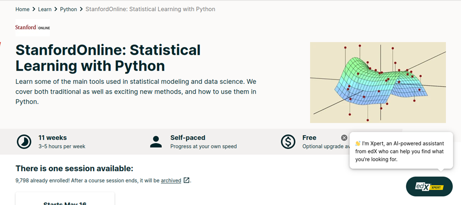 Stanford's Statistical Learning with Python