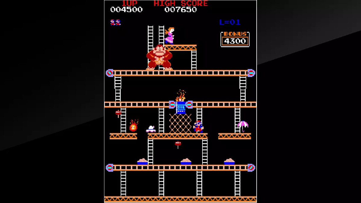Donkey Kong Arcade Archives on Nintendo Switch