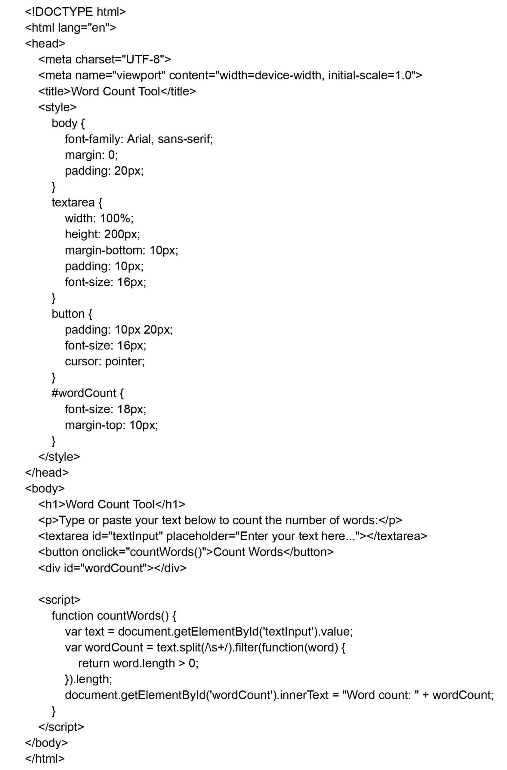 ChatGPT HTML Code
