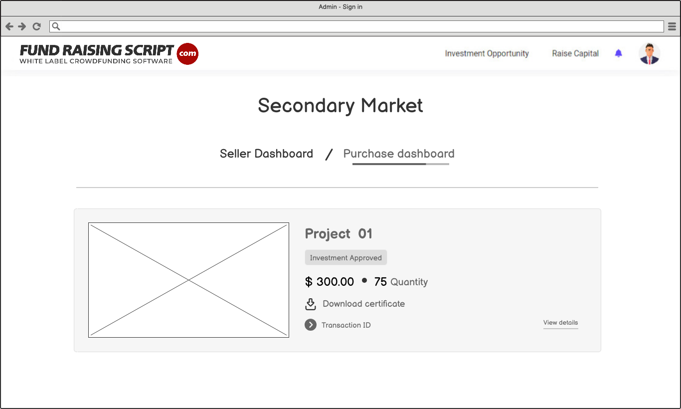 9.0 Buyer dashboard - Download certificate