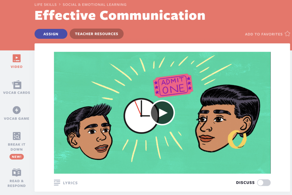 Effective Communication lesson video