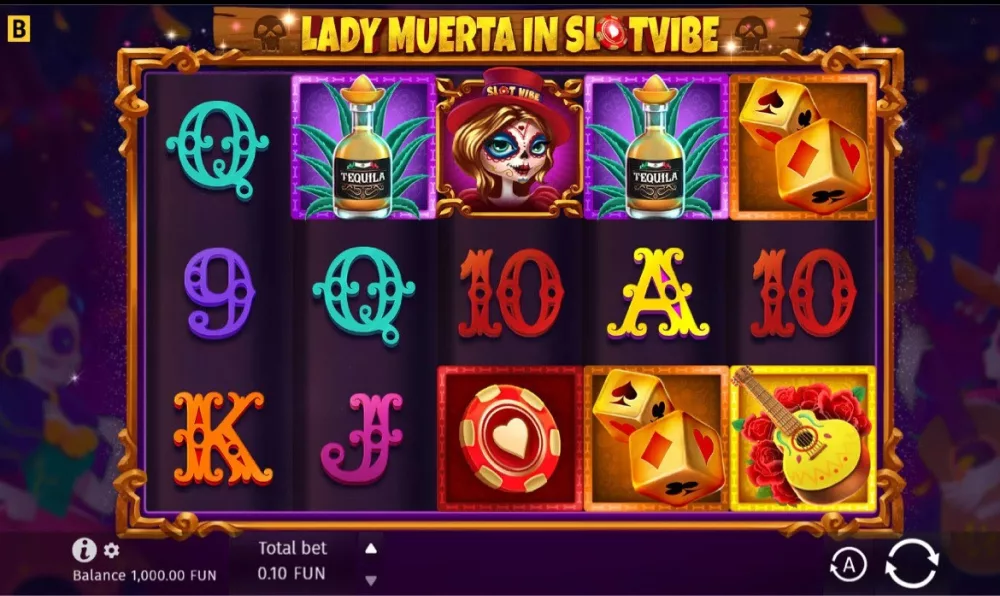 Lady Muerta slot at SlotVibe casino