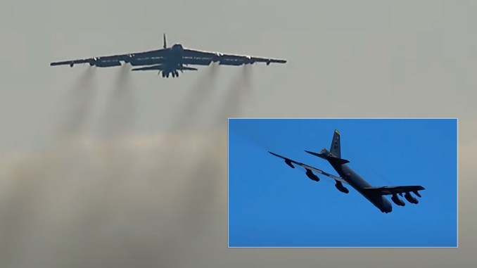B-52 go around