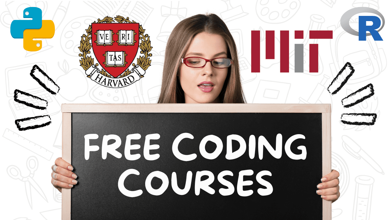 5 free university courses to learn coding for data science.