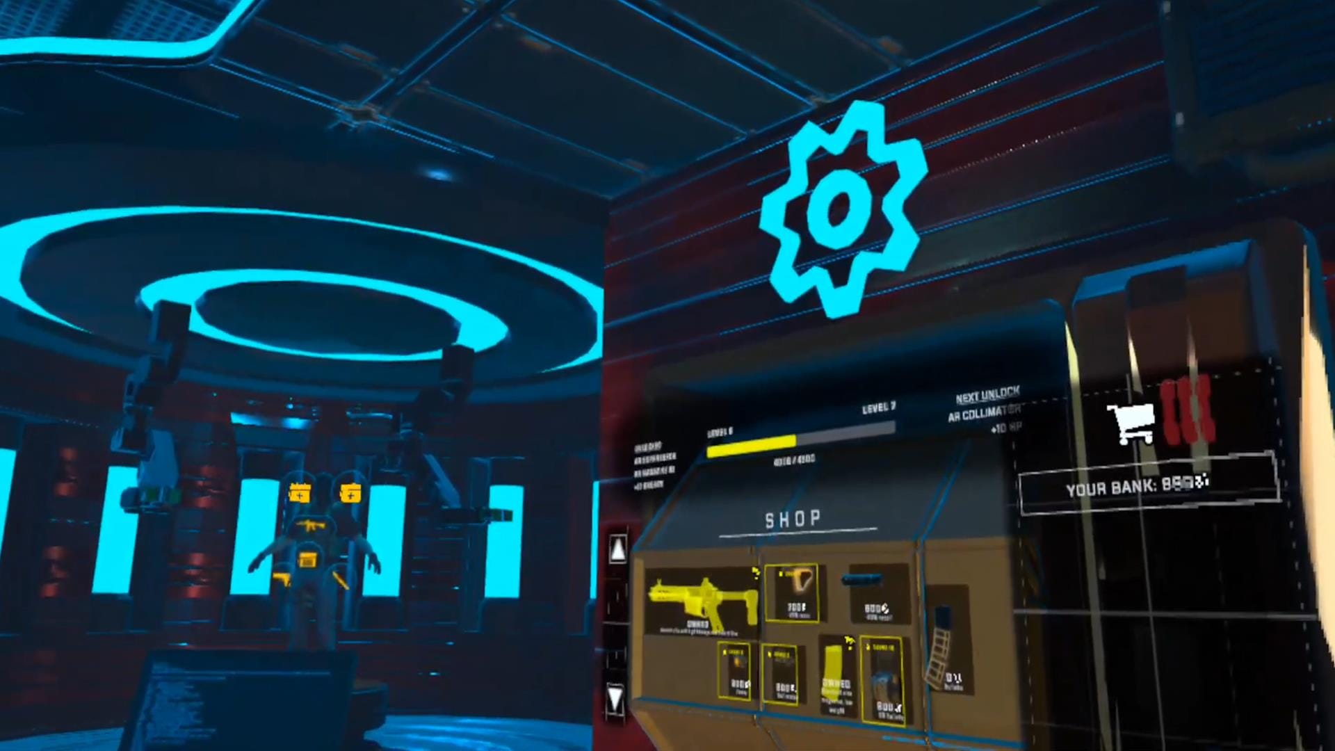 The Horizon Labs hub is where players can purchase weapons and modifications.