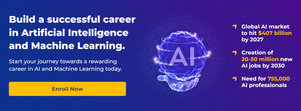 Build A successful career in Artificial Intelligence and Machine Learning